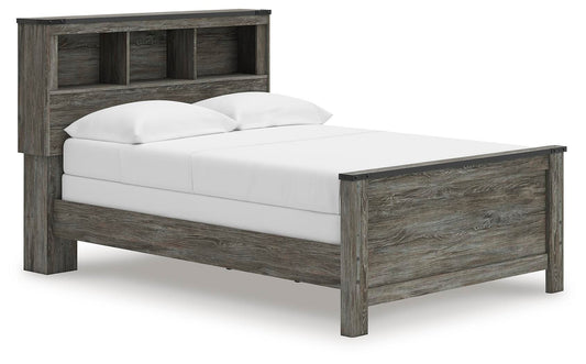 Frandern Full Bookcase Panel Bed