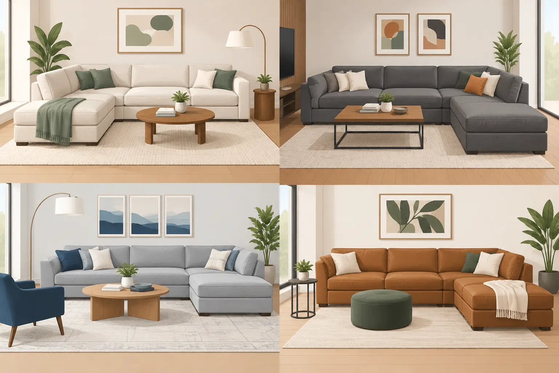 Sectional Layout Examples for Everyday Living Rooms