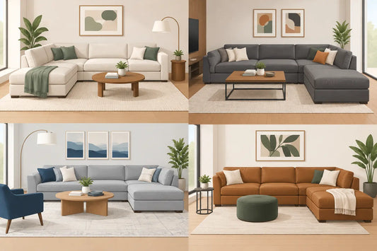 Sectional Layout Examples for Everyday Living Rooms