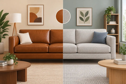 Leather vs Fabric Sofa: Which Fits Your Home?