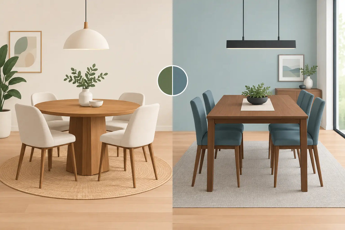 Round Versus Rectangular Dining Table: Which Fits?