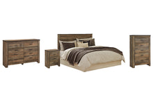 Load image into Gallery viewer, Trinell Queen Panel Headboard with Dresser, Chest and Nightstand
