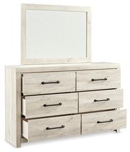 Load image into Gallery viewer, Cambeck Full Panel Bed with Mirrored Dresser and Nightstand
