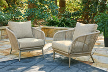 Load image into Gallery viewer, Swiss Valley Outdoor Sofa with 2 Lounge Chairs
