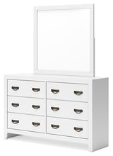 Load image into Gallery viewer, Binterglen Full Panel Bed with Mirrored Dresser
