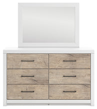 Load image into Gallery viewer, Charbitt King Panel Bed with Mirrored Dresser
