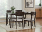 Mallenette Dining Room Table Set (5/CN)