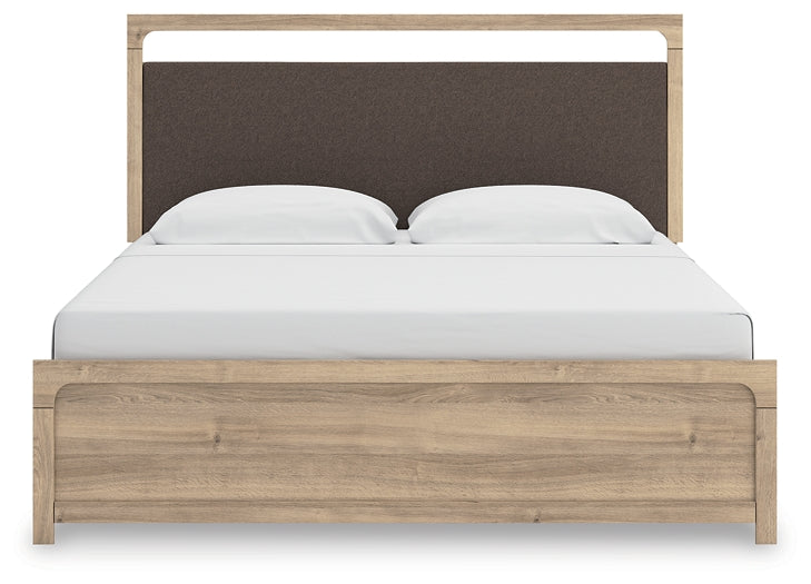 Kinlanni King Upholstered Panel Bed