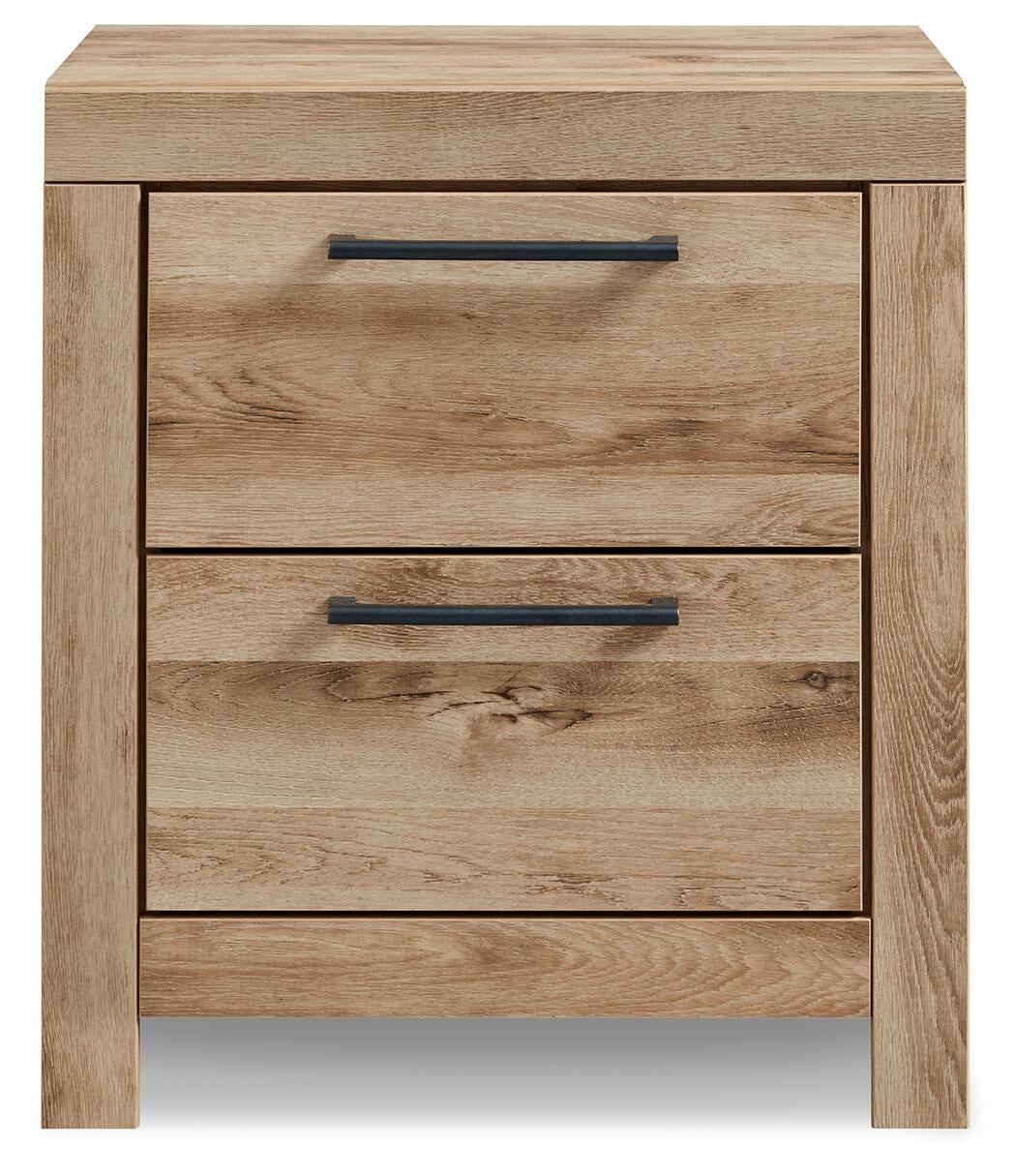 Hyanna Full Panel Bed with 2 Side Storage, Dresser, Mirror and Nightstand