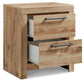 Hyanna King Panel Bed, Dresser, Mirror, Chest and Nightstand
