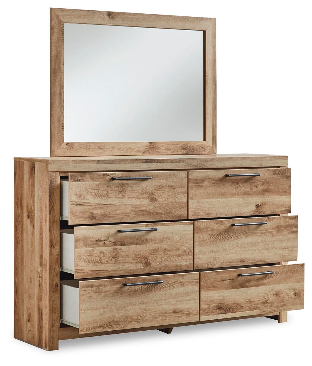 Hyanna Twin Panel Headboard, Dresser, Mirror, Chest and Nightstand