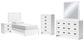 Binterglen Twin Panel Bed, Dresser, Mirror, Chest and Nightstand