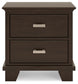 Covetown Twin Panel Bed with Mirrored Dresser and Nightstand