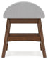 Lyncott Home Office Desk with Chair and Storage