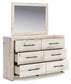 Lawroy Twin Panel Bed, Dresser and Mirror