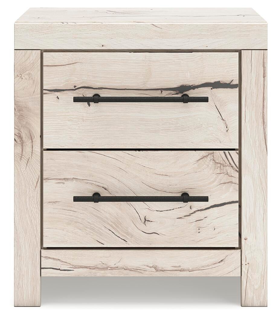 Lawroy King Panel Bed, Dresser, Mirror and Nightstand