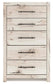 Lawroy Full Panel Storage Bed, Dresser, Mirror, Chest and Nightstand