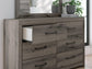 Graystorm Twin Panel Bed, Dresser, Mirror, Chest and Nightstand