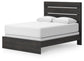 Hollivern Queen Panel Bed, Dresser and Mirror