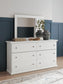 Bostwick Shoals Twin Panel Bed, Dresser, Mirror, Chest and Nightstand