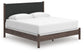 Pamytta King Upholstered Panel Bed, Dresser, Mirror, Chest and Nightstand