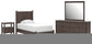 Pamytta Twin Panel Platform Bed, Dresser, Mirror and Nightstand
