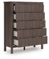 Pamytta Queen Panel Bed, Dresser, Mirror, Chest and Nightstand