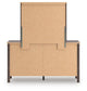 Pamytta King Panel Bed, Dresser, Mirror, Chest and Nightstand