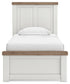 Savonport Twin Panel Bed with Storage