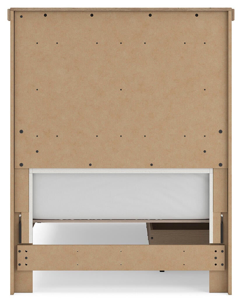 Savonport Twin Panel Bed with Storage