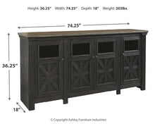 Load image into Gallery viewer, Tyler Creek Extra Large TV Stand
