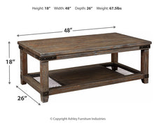 Load image into Gallery viewer, Danell Ridge Rectangular Cocktail Table
