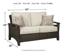 Load image into Gallery viewer, Paradise Trail Loveseat w/Cushion
