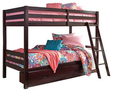 Load image into Gallery viewer, Halanton Twin over Twin Bunk Bed with 1 Large Storage Drawer
