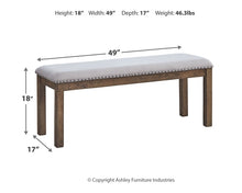 Load image into Gallery viewer, Moriville Upholstered Bench
