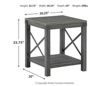 Load image into Gallery viewer, Freedan Square End Table
