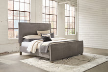 Load image into Gallery viewer, Krystanza Queen Upholstered Panel Bed
