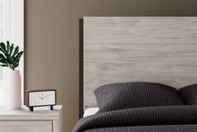 Load image into Gallery viewer, Vessalli Queen Panel Headboard with Mirrored Dresser and 2 Nightstands
