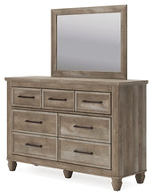Load image into Gallery viewer, Yarbeck Queen Panel Bed with Mirrored Dresser and 2 Nightstands
