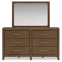 Load image into Gallery viewer, Cabalynn King Upholstered Bed with Mirrored Dresser
