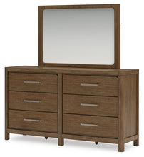 Load image into Gallery viewer, Cabalynn King Upholstered Bed with Mirrored Dresser
