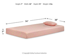 Load image into Gallery viewer, Ikidz Pink  Mattress And Pillow 2/Cn
